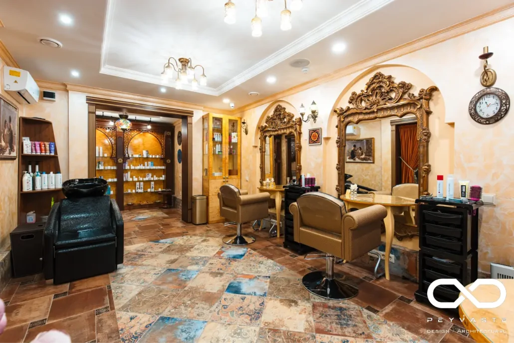 طراحی داخلی سالن زیبایی