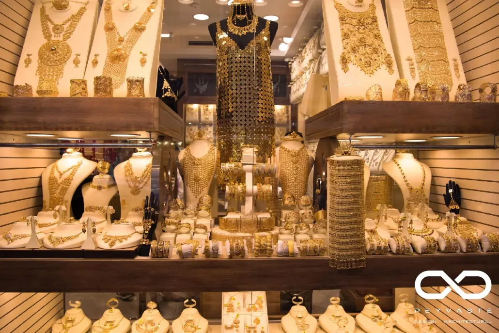 طراحی داخلی طلا فروشی