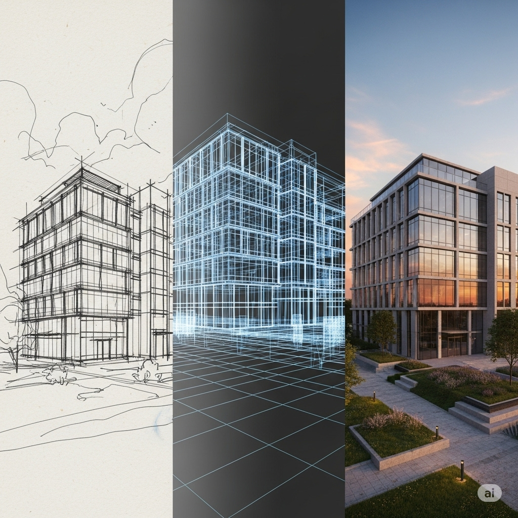 چگونه خدمات تخصصی معماری، رویای شما را به یک سازه ماندگار تبدیل میکند؟ 1 - چگونه خدمات تخصصی معماری، رویای شما را به یک سازه ماندگار تبدیل میکند؟ کانسپت طرح سازه ماندگار